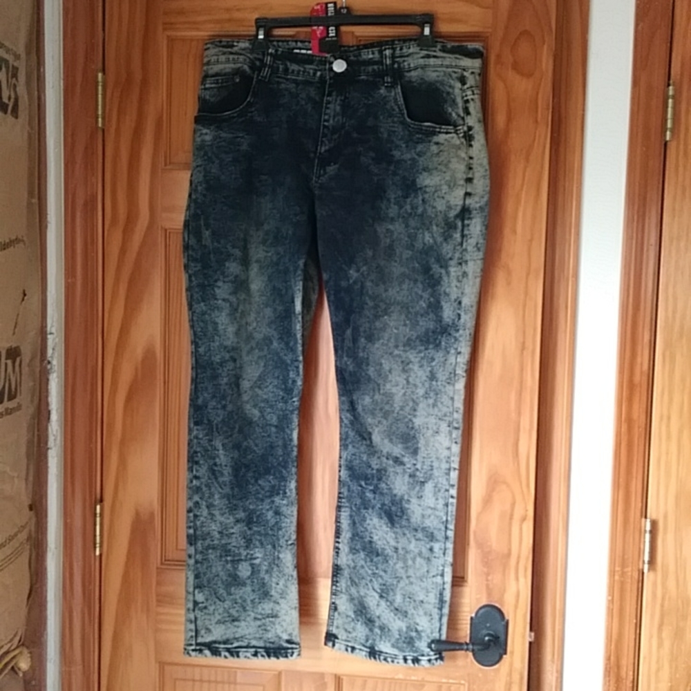 Redemption Premium Style Acid Wash Jeans 38 x 30